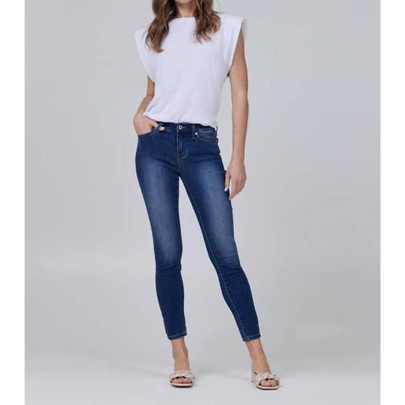 NEW LILA RYAN louise mid-rise skinny ankle jeans in harrison - Picture 1 of 3